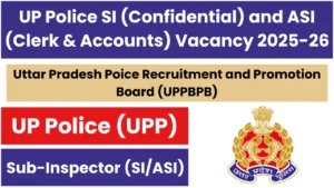 UP Police SI Confidential, ASI Clerk & ASI Accounts Online Form 2025